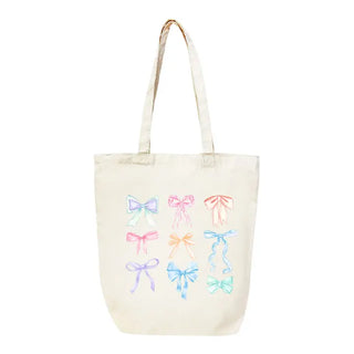 Darling Bow Canvas Tote