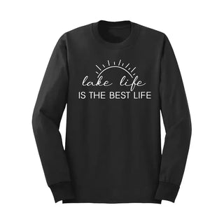 Lake Life Best Life Long Sleeve Shirt #HPLS-BLKLG-LKLIFE