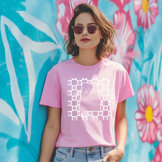 Daisy Check Alabama T-Shirt #HPTS-BLKLG-DALCHK