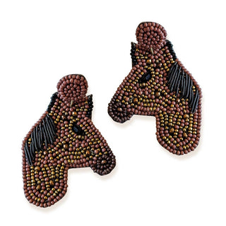 What The Buck Horse Earrings #VLJ4105-HORSE