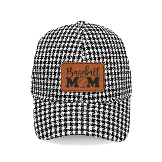 Baseball Mom Patch Cap #L190-BLK-P102-BASEMOM