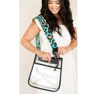 Black Clear Heather Purse
