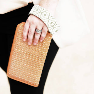 Textured Camel Cameron Wallet