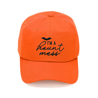 Orange Haunt Mess Cap