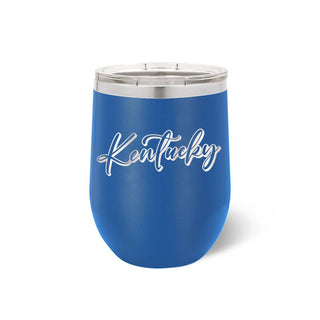 Script Kentucky Royal Blue 12oz Insulated Tumbler