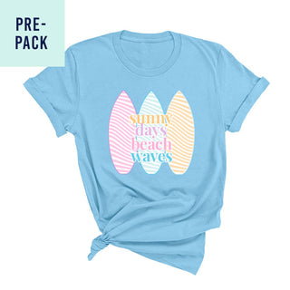 Sunny Days Ocean Blue T-Shirt Pre-Pack