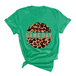 Leopard Basketball T-Shirt #HPTS-BLKLG-BASKETLPRD