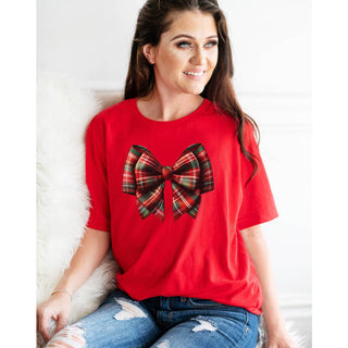Tartan Bow T-Shirt