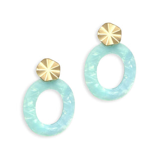 Aqua Mackenzie Earrings #VLJE3468-AQ