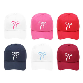 Bow Embroidered Cap #M190VL-GAR-BOW