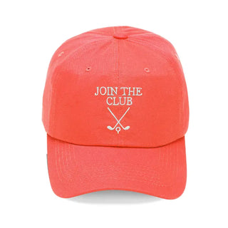 Coral Join the Club Golf Cap