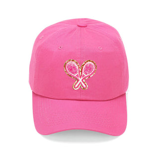 Tennis Glitter Patch Cap