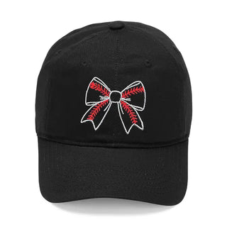 Ball Bow Cap #M190VL-BLK-BALLBOW