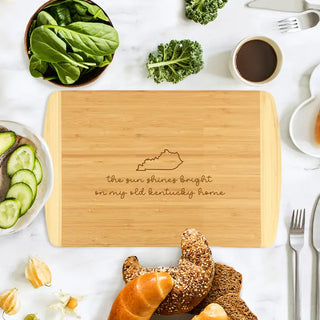 My Kentucky Home Two-Toned Cutting Board