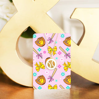Softball Keepsake Card