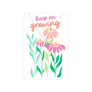 Keep Growing Keepsake Card #VLJC-1359SV-FLOW