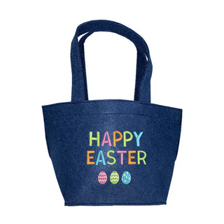 Happy Easter Felt Easter Tote #M959VL-BLK-HE