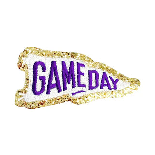 Purple Game Day Pennant Patch 1-10 pc Set #PACK-TAIL23-GDPEN-PUR
