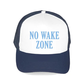No Wake Zone Trucker Hat #M197VL-WNY-NOWA