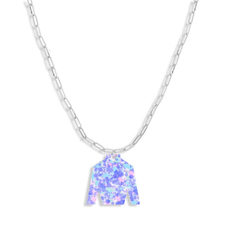 Lilac Confetti Jockey Rhonda Necklace