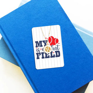 My Heart is on That Field Keepsake Card #VLJC-2638BB-HRTFIELD