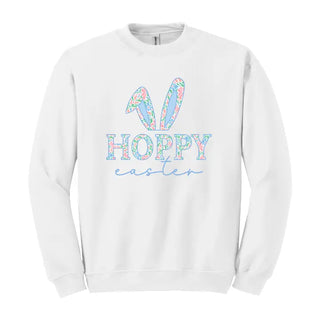 Hoppy Easter Sweatshirt #HPSW-NAVYLG-HOP24
