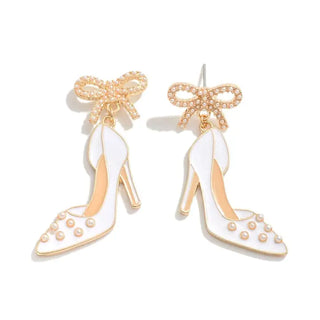 Center of Attention Bridal Earrings #VLJE2990-WHT