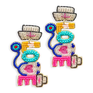 Love Nursing Earrings #VLJE6223-NURSE