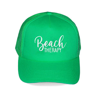 Beach Therapy Kelly Green Trucker Hat