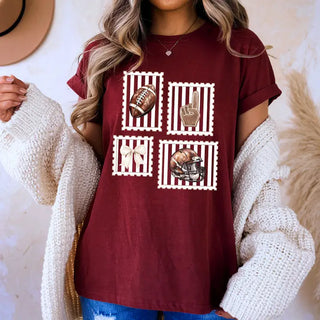 Football Stamp T-Shirt #HPTS-BLKLG-FBSTAMP