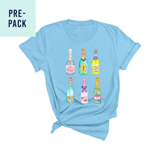Champagne Problems Ocean Blue T-Shirt 9 pc Set #PACK-OBLU-CHAMP24