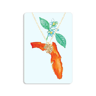 Florida Oranges Keepsake Card