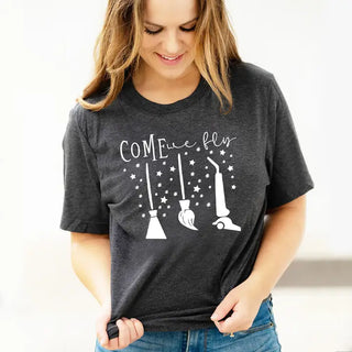 Come We Fly T-Shirt #HPTS-BLKLG-FLY