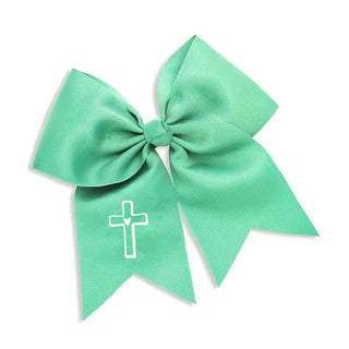 Cross Kid's Hair Bow