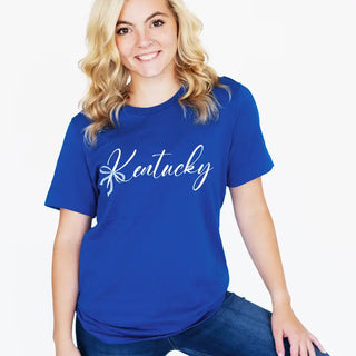 Bow Kentucky T-Shirt #HPTS-LTGREYLG-BOWKY