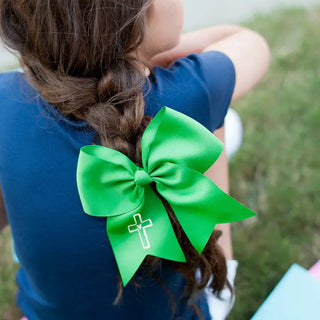 Cross Kid's Hair Bow