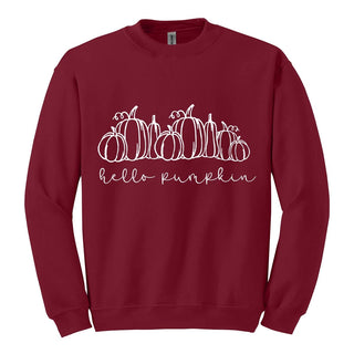 Hello Pumpkin Garnet Sweatshirt