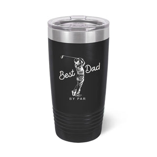 Best Dad by Par Golf Black 20oz Tumbler