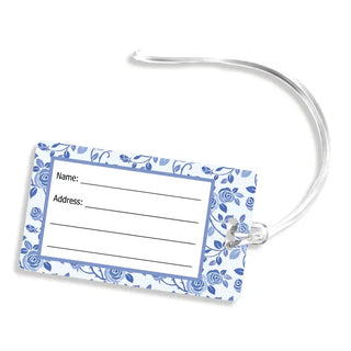 Blue Floral Mama Bag Tag