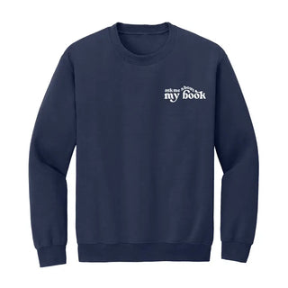 Ask Me About My Book Embroidered Sweatshirt