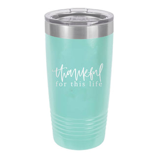 Thankful Teal 20oz Tumbler
