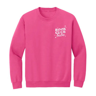 Book Club Babe Embroidered Sweatshirt
