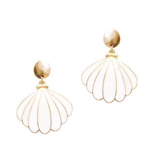 Sea You Soon Seashell Earrings