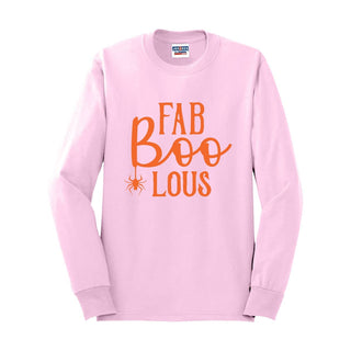 Fab-Boo-Lous Light Pink Long Sleeve Shirt