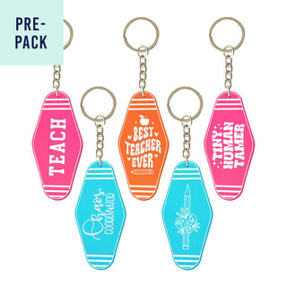 Teacher Motel Keychain Pre-Pack