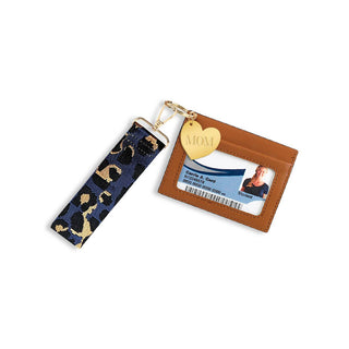 Gold Mom Heart Camel Wallet