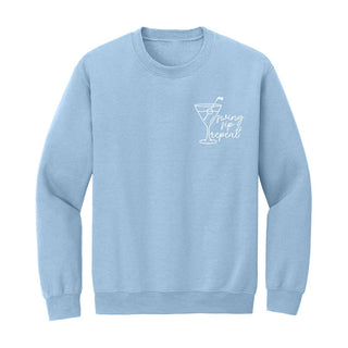 Swing, Sip, Repeat Golf Embroidered Sweatshirt
