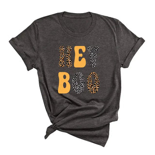 Leopard Hey Boo T-Shirt