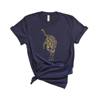 Gold Tiger T-Shirt #HPTS-HKGRNLG-GDTIGER