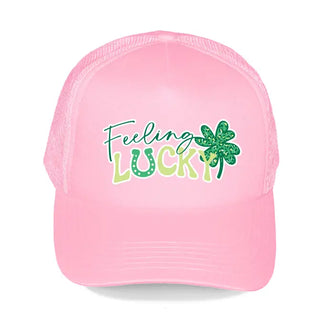 Feeling Lucky Trucker Hat #L197-BLK-SMLUCK25